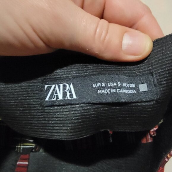 Zara Plaid Pants - Picture 3 of 4